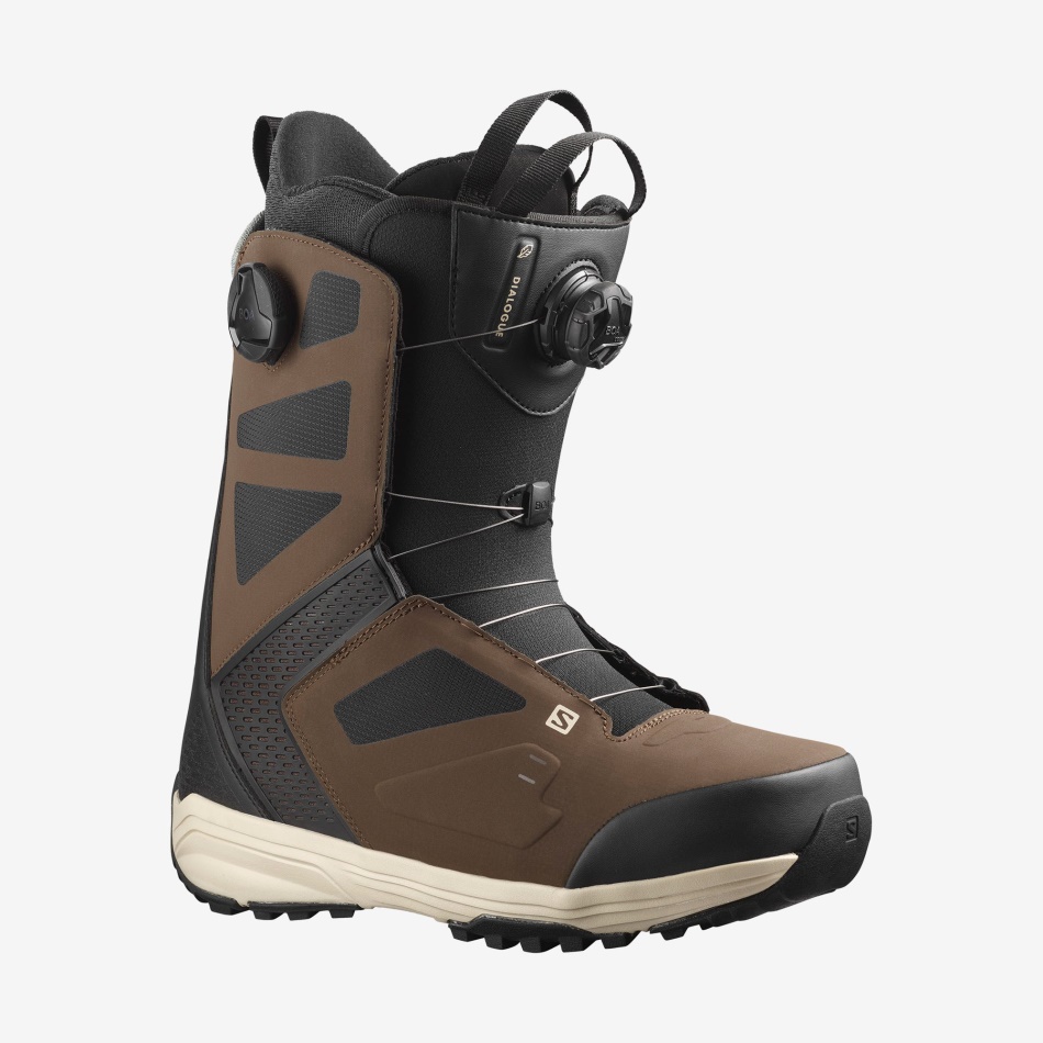 DIALOGUE DUAL BOA Boots de snowboard H Brown-Black-Sage