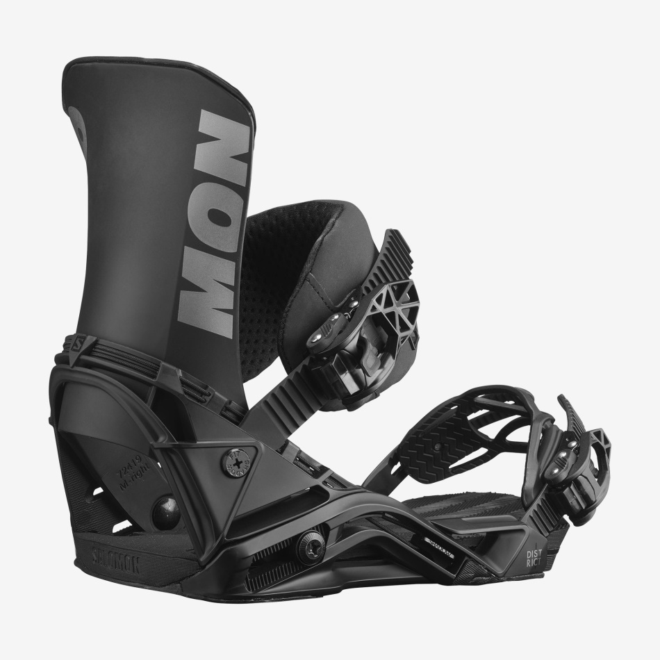 DISTRICT Fixations de snowboard H Black