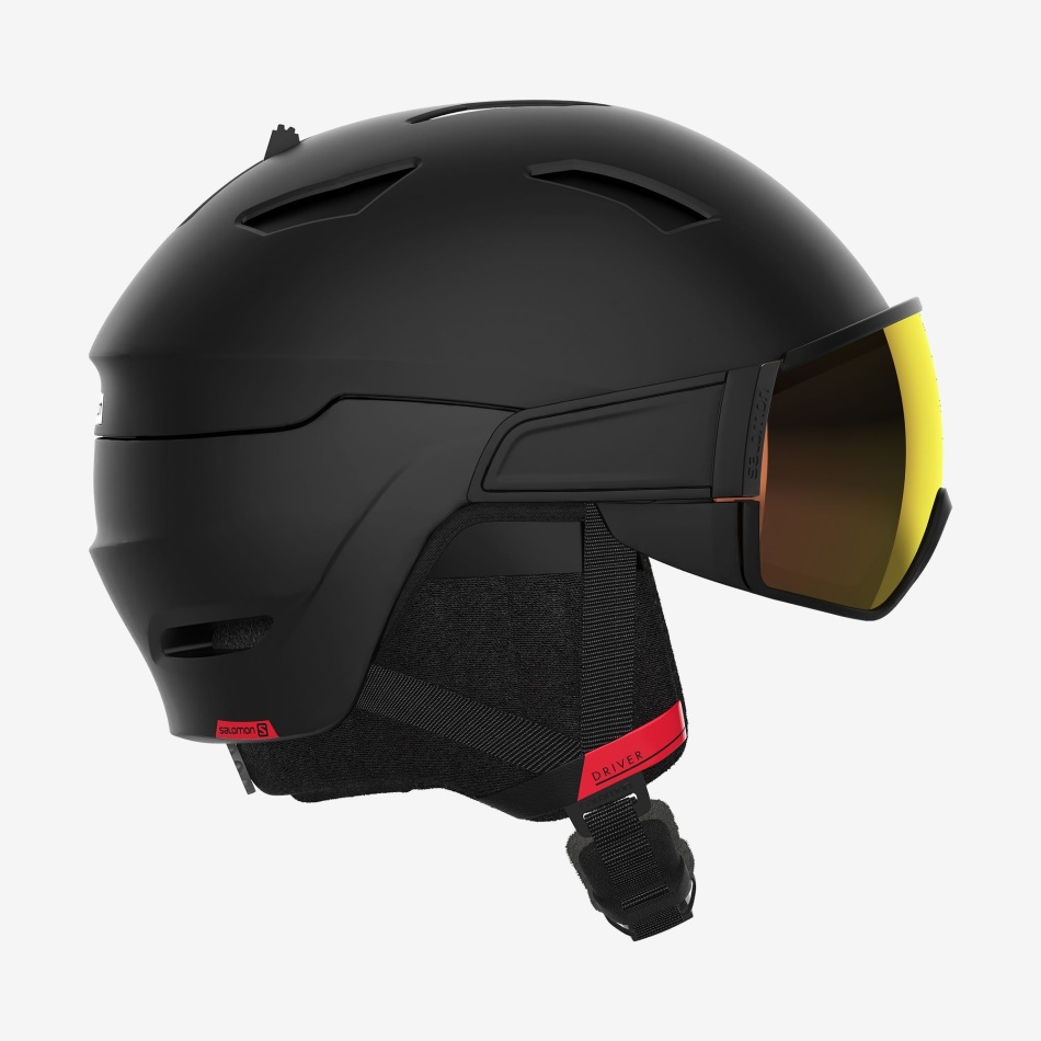 DRIVER PHOTO RED H - Casque U Black