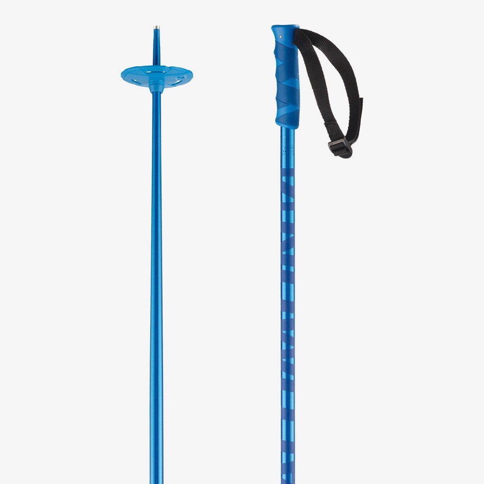 HACKER Bâtons de ski alpin U Blue
