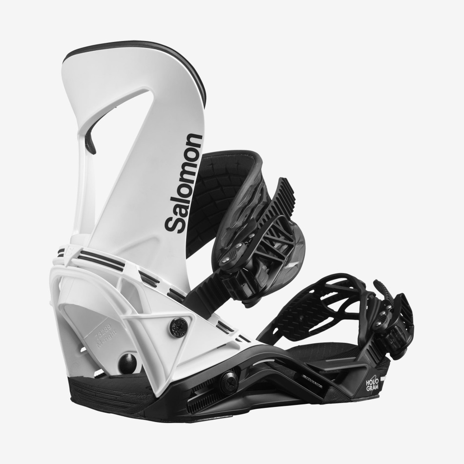 HOLOGRAM Fixations de snowboard H White-Black