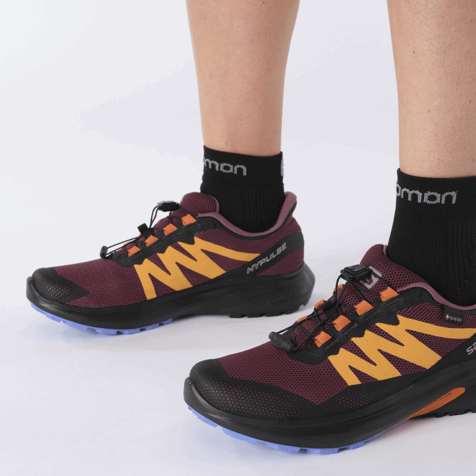 HYPULSE GORE-TEX Chaussures de trail running F Grape Wine-Orange-Lolite