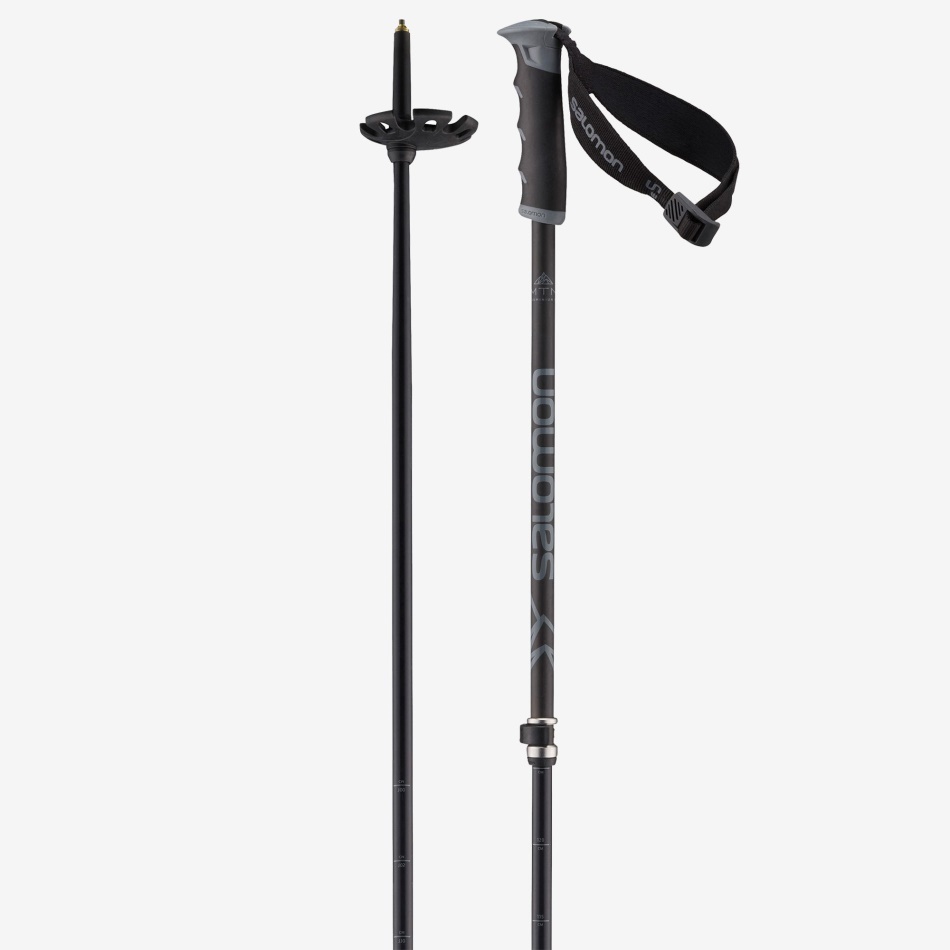 MTN ALU S3 Bâtons de ski alpin U Black-Grey