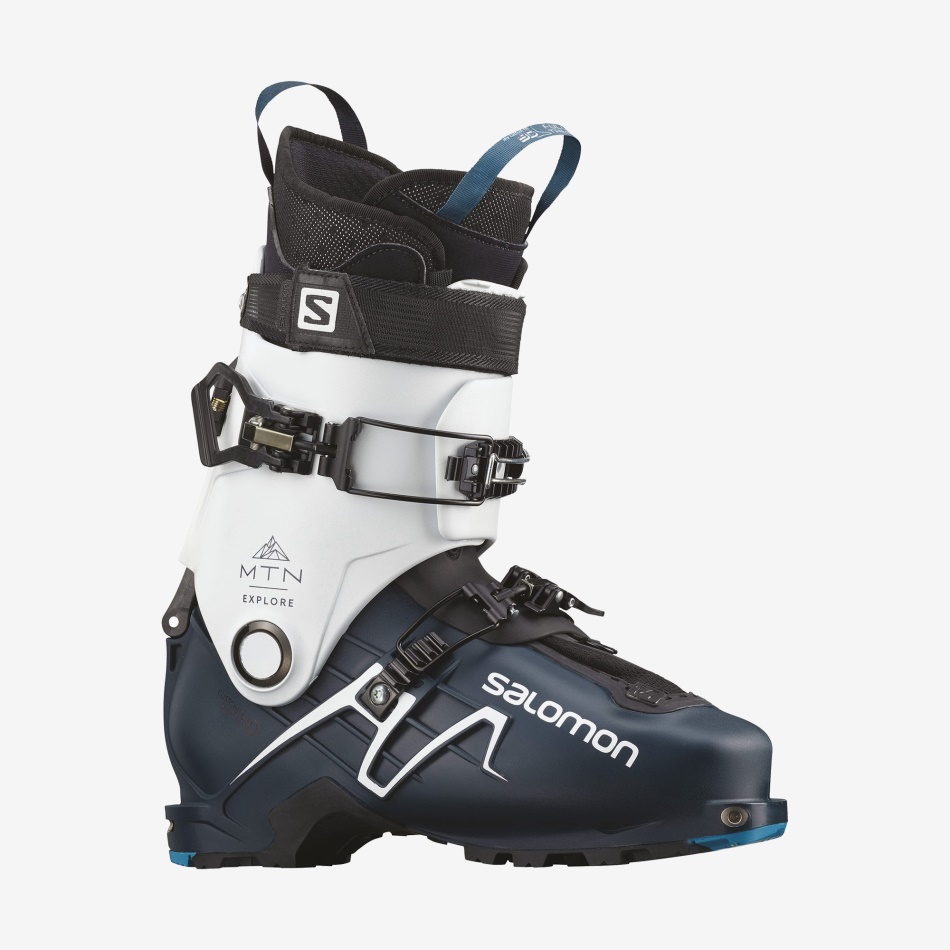 MTN EXPLORE Chaussures de ski de randonnée H Petrol Blue-White-Black