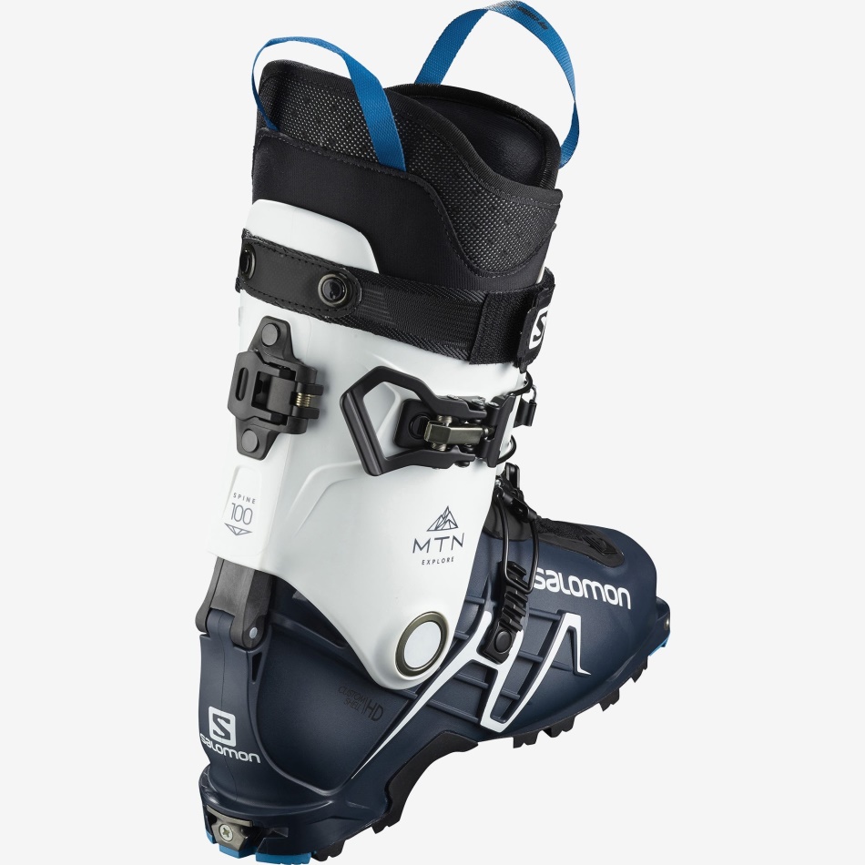 MTN EXPLORE Chaussures de ski de randonnée H Petrol Blue-White-Black