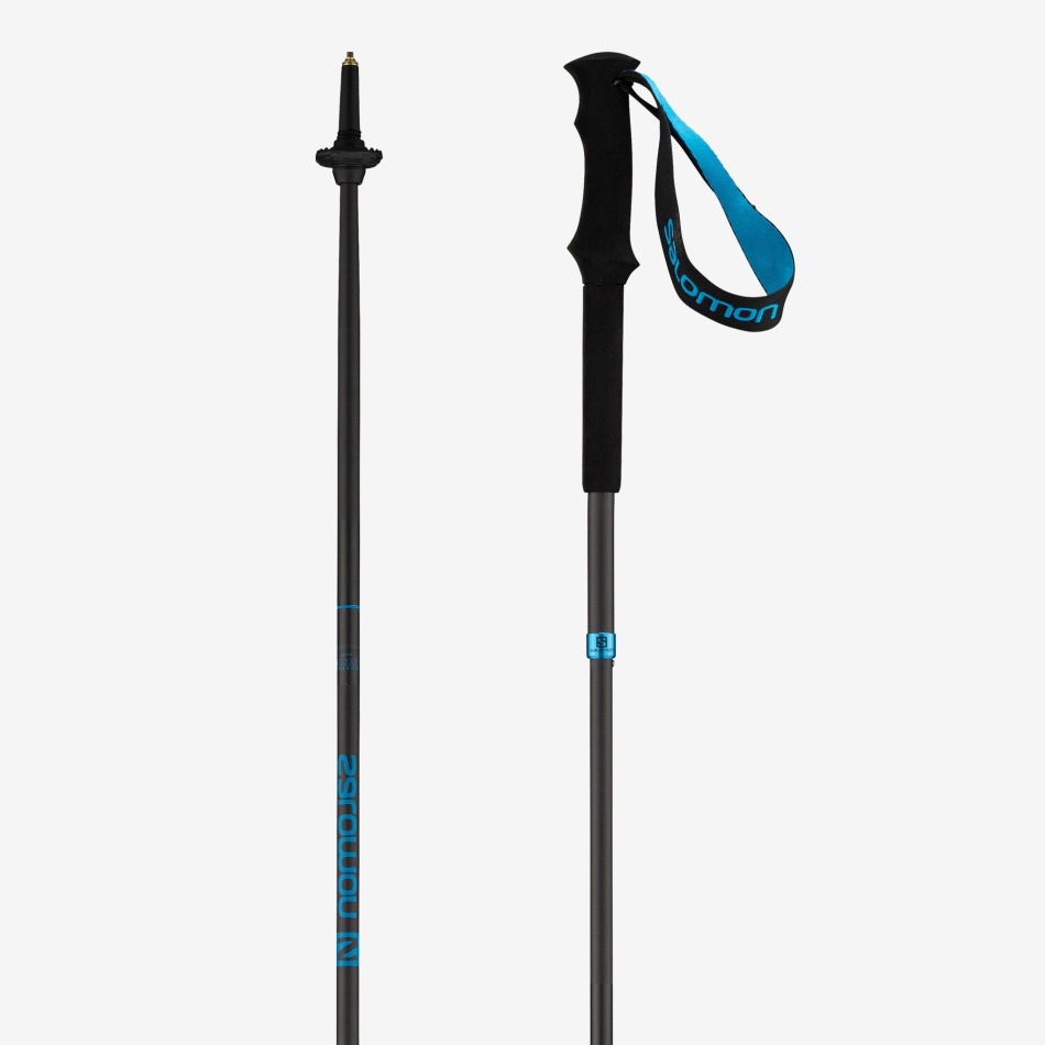 MTN OUTDOOR Bâtons de ski alpin U Black