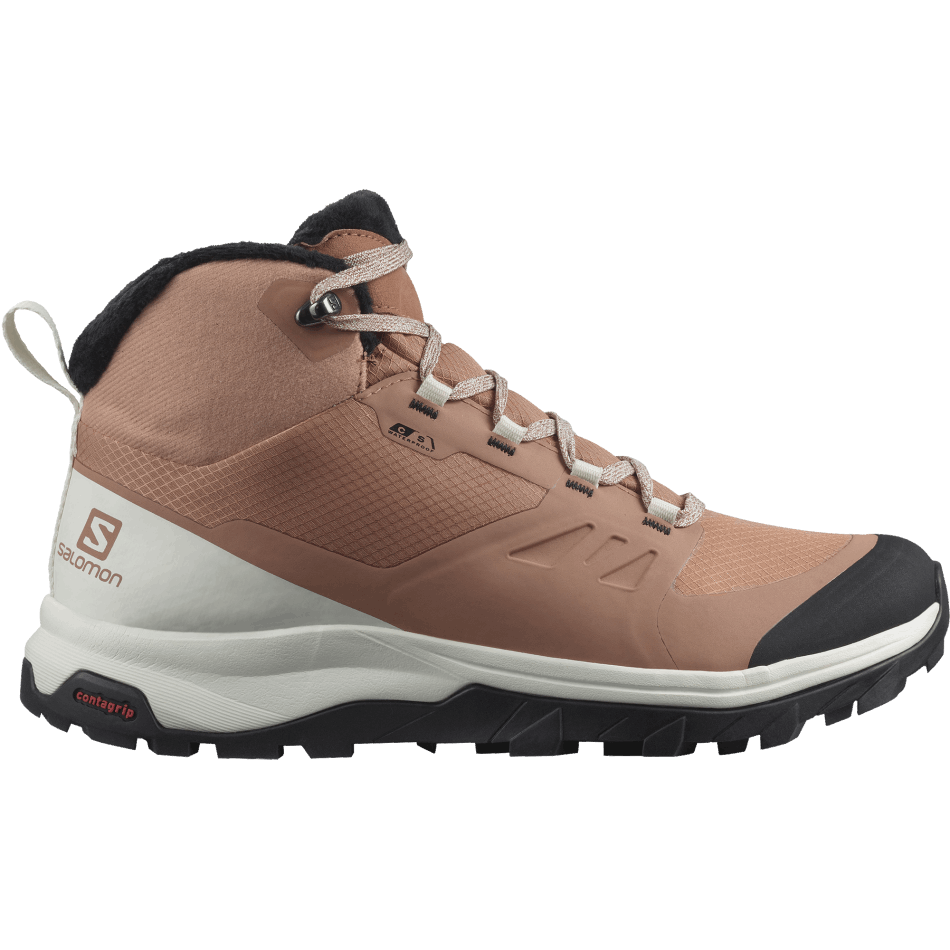 OUTSNAP CLIMASALOMON™ WATERPROOF Chaussures d'hiver F Mocha Mousse-Vanilla Ice-Black