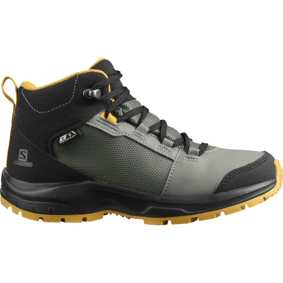 OUTWARD CLIMASALOMON™ WATERPROOF Junior - Chaussures E Castor Gray-Black-Arrowwood
