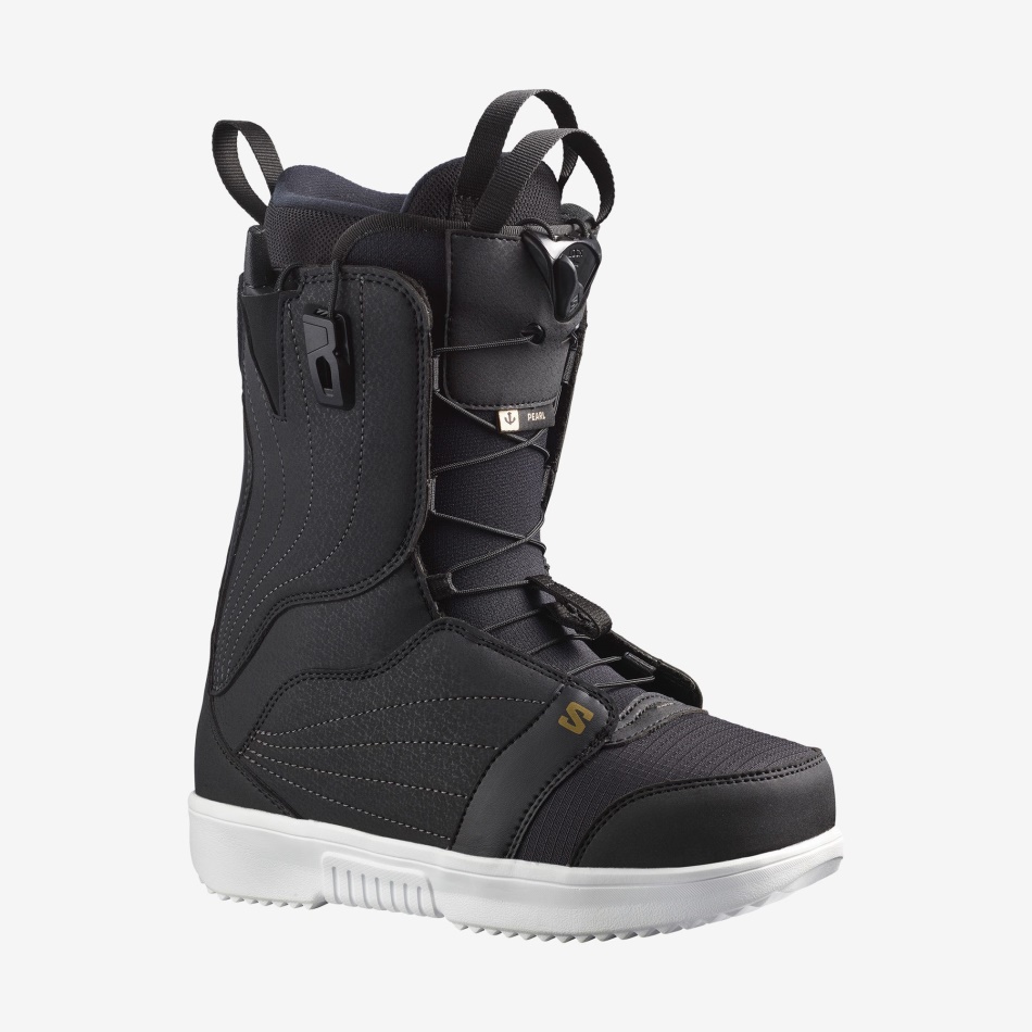 PEARL Boots de snowboard F Black-White-Gold