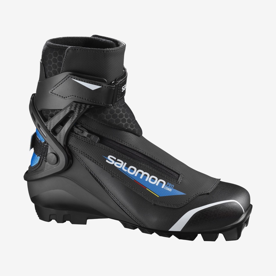 PRO COMBI PILOT Chaussures de ski nordique classique/skating U Dark Navy-Black-Process Blue