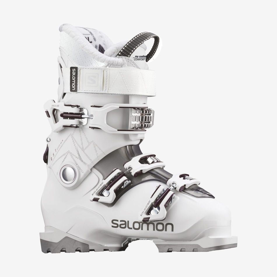 QST ACCESS 60 Chaussures de ski All-Mountain F White-Translucent-Burgendy