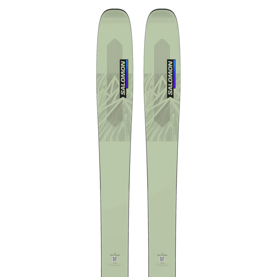 QST LUMEN 98 Skis All-Moutain F White Moss-Dusk Purple-Black
