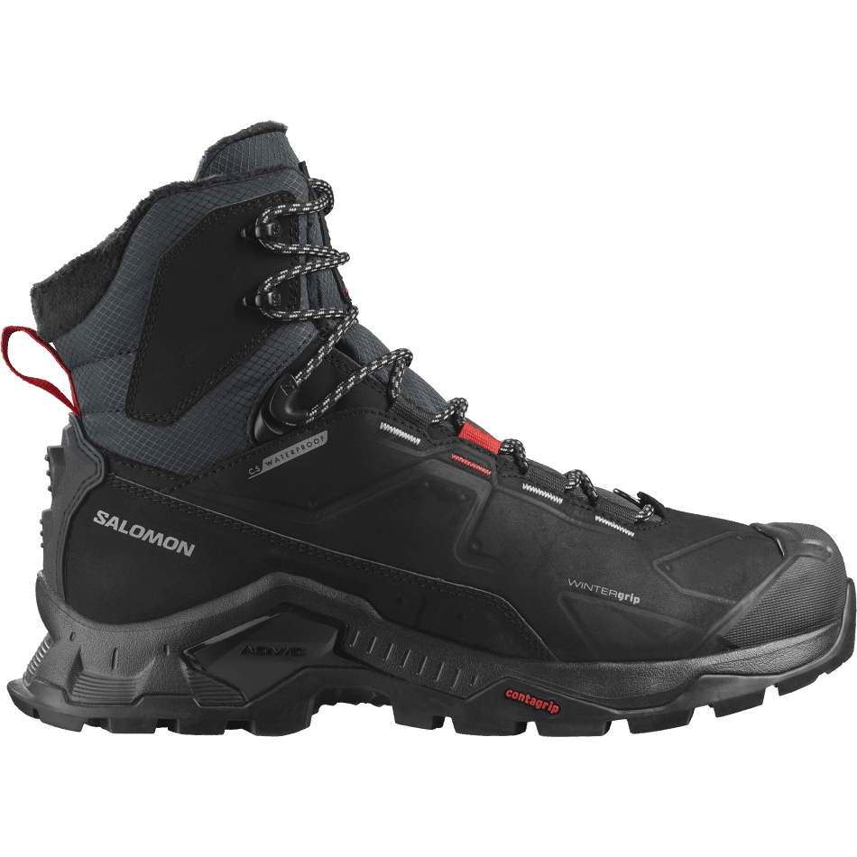 QUEST WINTER THINSULATE™ CLIMASALOMON™ WATERPROOF Chaussures d'hiver U Black-Goji Berry-Monument