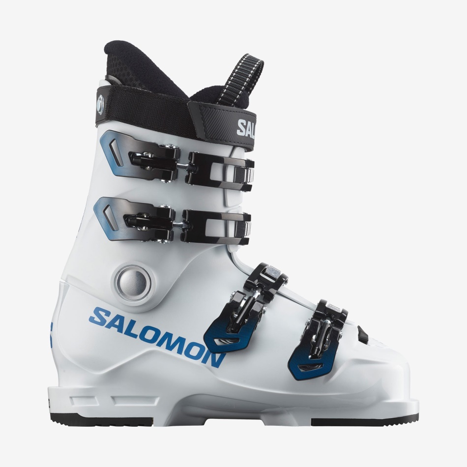 S/MAX 60T Junior - Chaussures de ski de piste E White-Race Blue-Process Blue