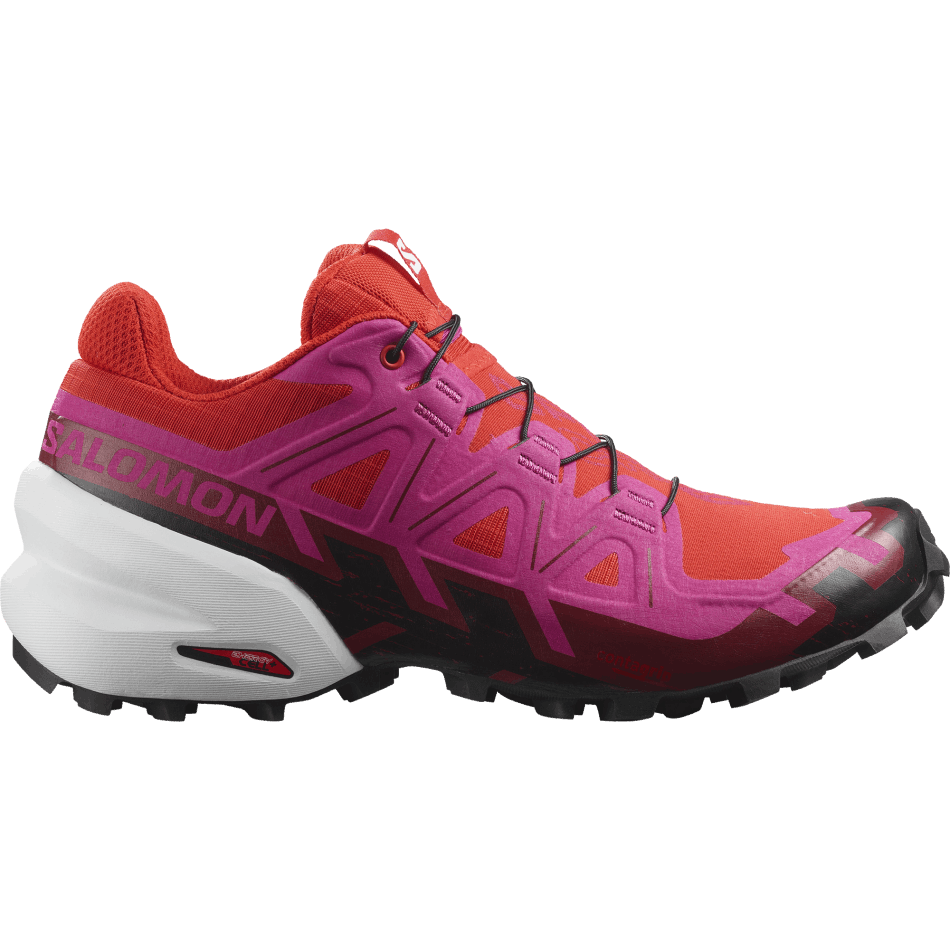 SPEEDCROSS 6 Chaussures de trail running F Fiery Red-Very Berry-White