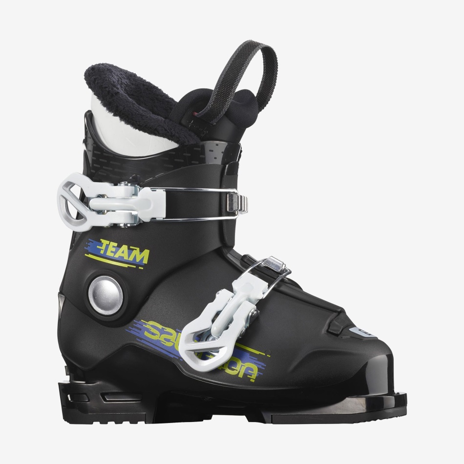 TEAM T2 Junior - Chaussures de ski de piste E Black-White