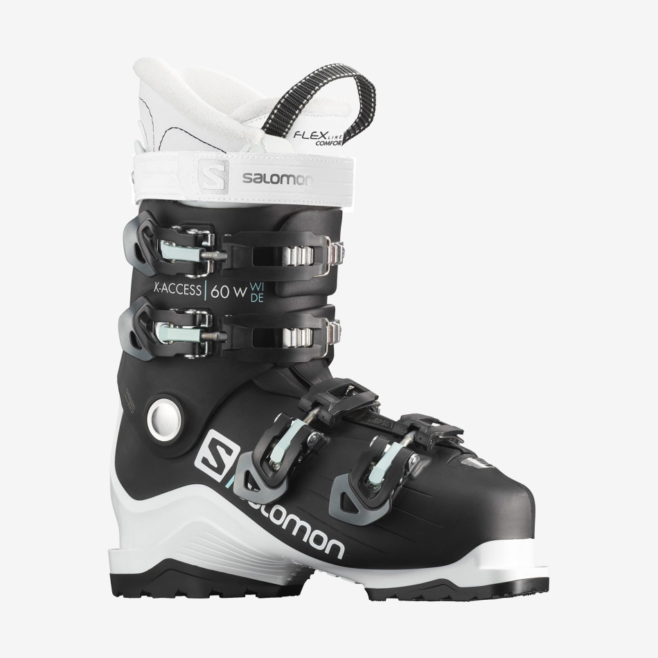 X ACCESS 60 WIDE Chaussures de ski de piste F Black-White