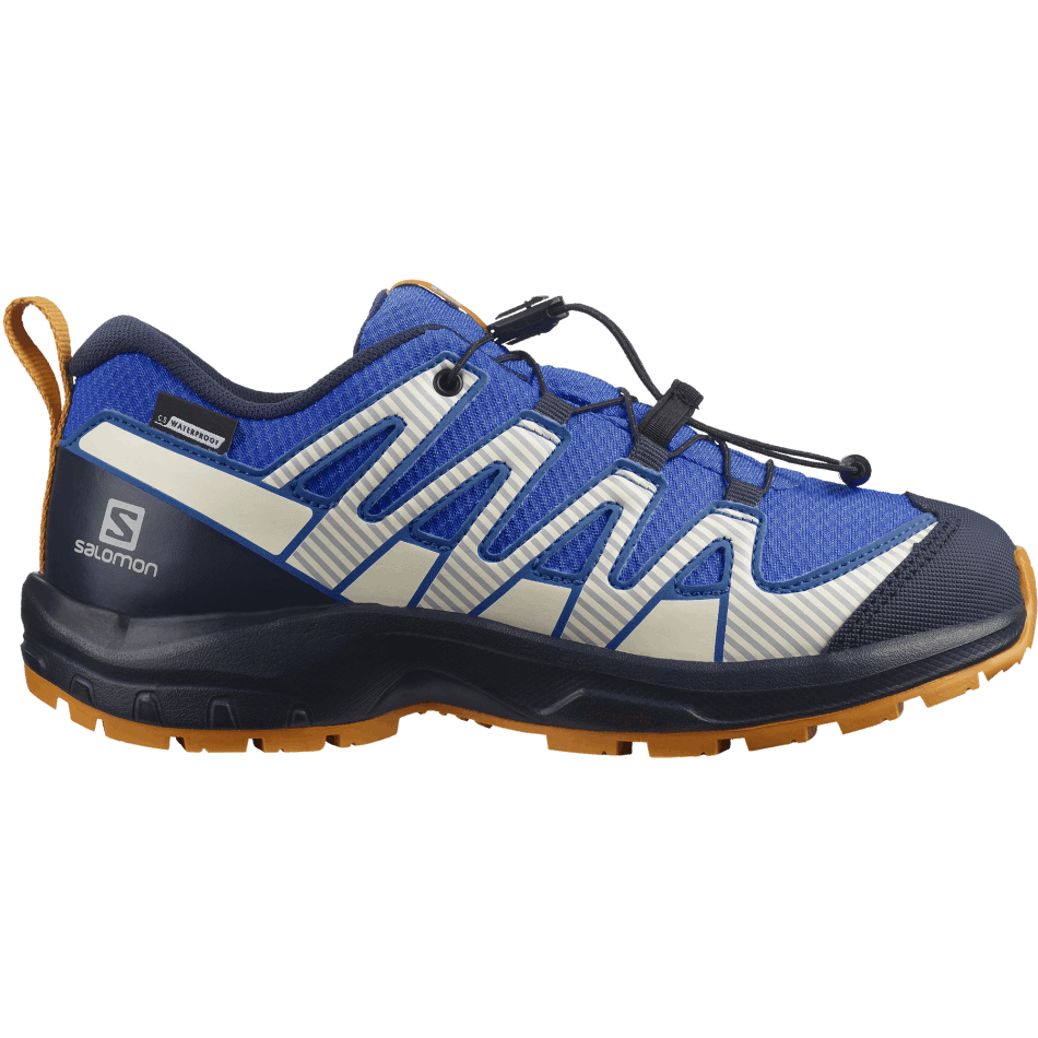 XA PRO V8 CLIMASALOMON™ WATERPROOF Junior - Chaussures E Palace Blue-Navy-Butterscotch