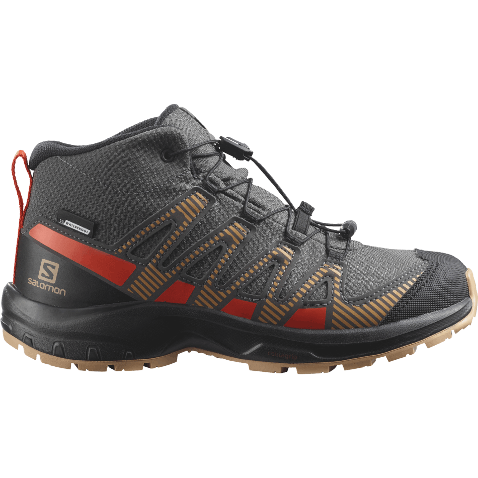 XA PRO V8 MID CLIMASALOMON™ WATERPROOF Junior - Chaussures E Magnet-Acorn-Cherry Tomato