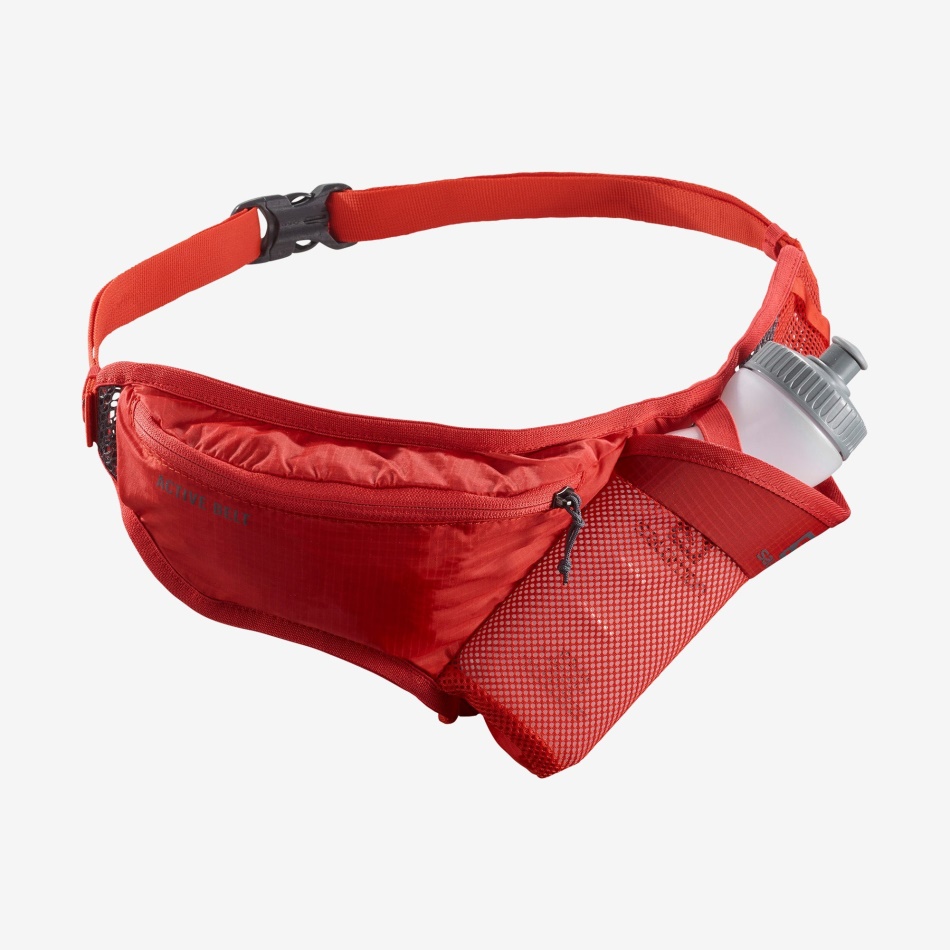 ACTIVE Ceinture U avec bouteille 3D incluse Fiery Red-EBONY
