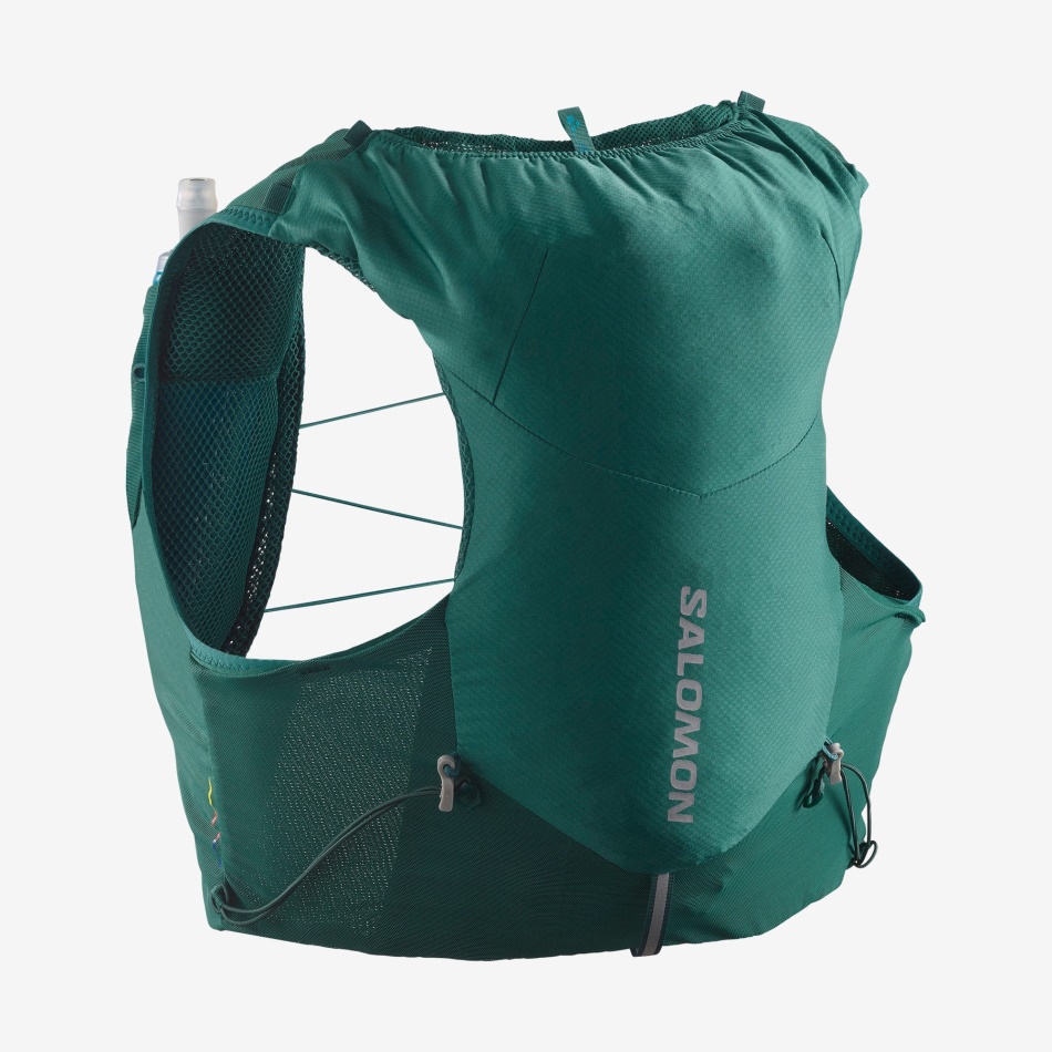 ADV SKIN 5 Veste d'hydratation de running U avec flasks incluses PACIFIC