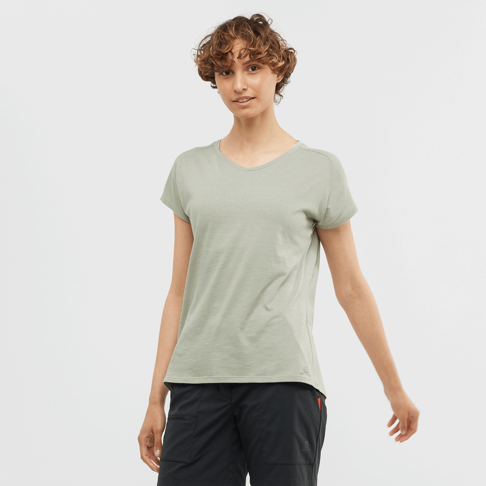 ESSENTIAL SHAPED T-shirt à manches courtes F WROUGHT IRON