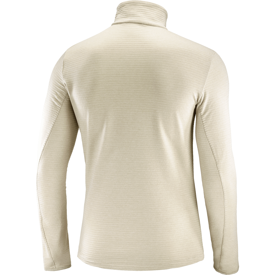 OUTLINE Couche intermédiaire H avec demi-zip PLAZA TAUPE