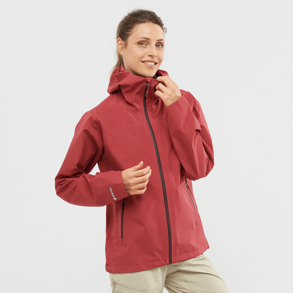 OUTLINE GORE-TEX 2.5L Veste Shell F EARTH RED