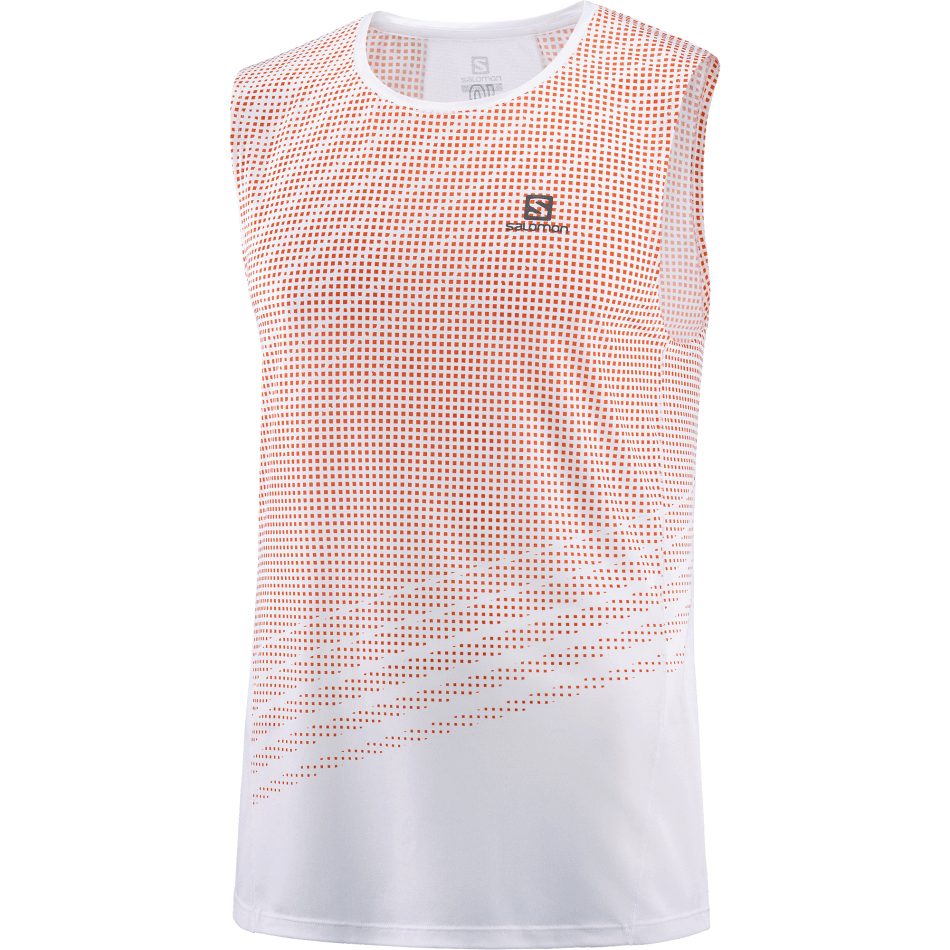 SENSE AERO Débardeur H WHITE-Fiery Red