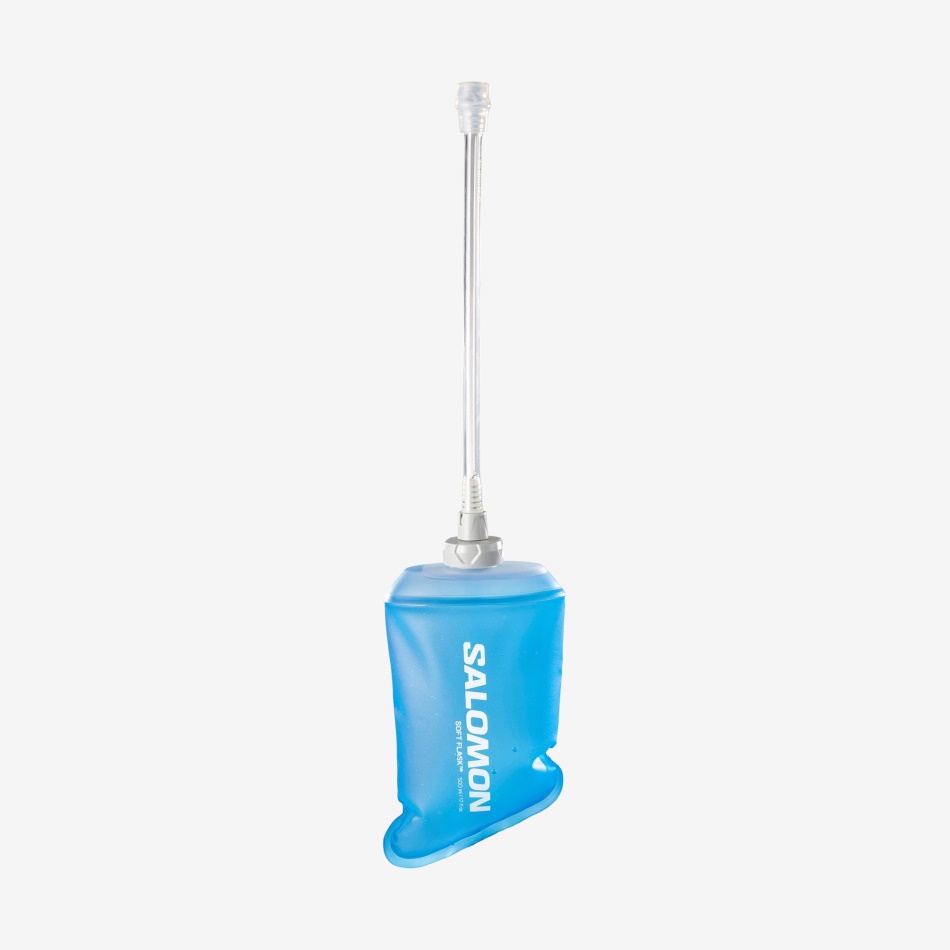 SOFT FLASK 500ml/17oz STRAW 28 F - Accessoires d'hydratation U Clear Blue