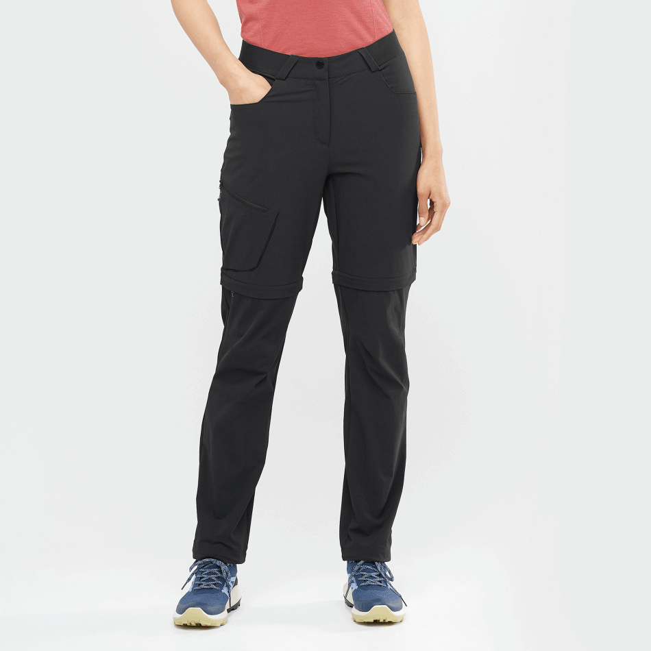 WAYFARER ZIP OFF Pantalon F BLACK